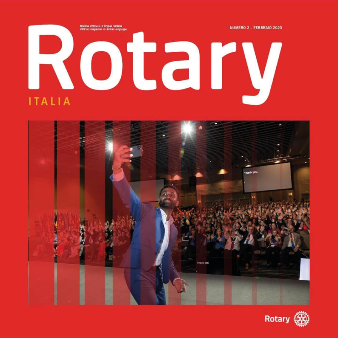 copertina rivista rotary marzo