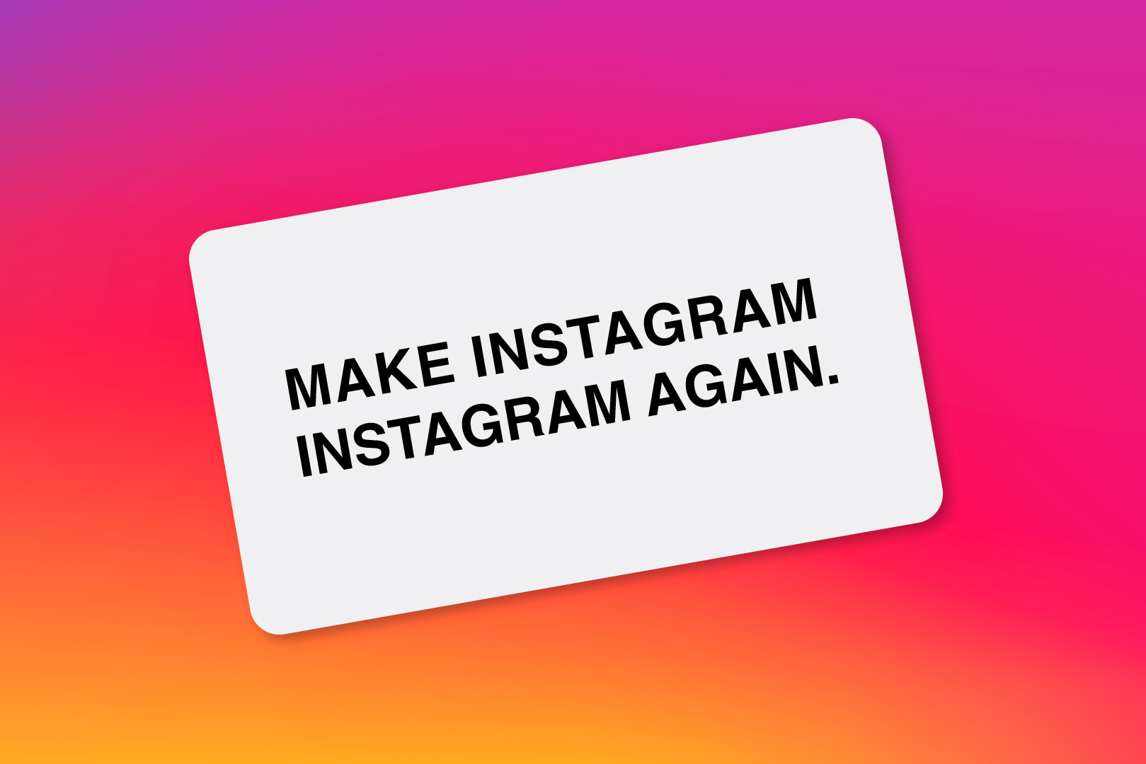 immagine make instagram again